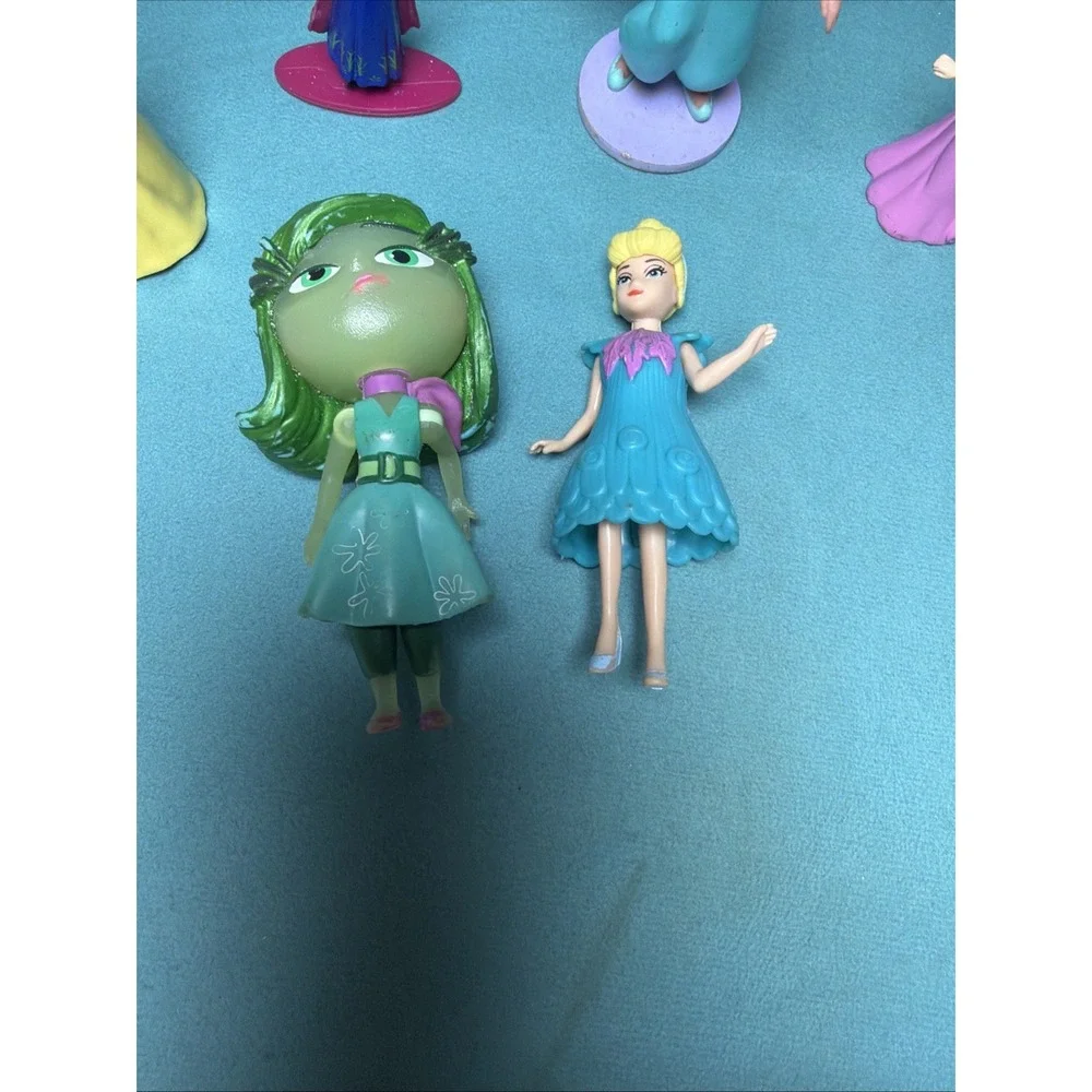 Disney Princess Jasmine Anna Snow White Cinderella PVC Figures‎ Lot Cake Topper